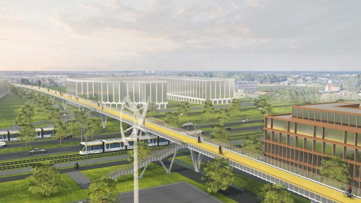 Construção da maior ponte para ciclistas e pedestres da Bélgica promete transformar a mobilidade urbana e promover transporte sustentável em Flandres.