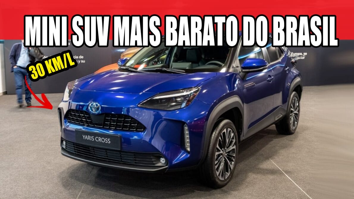 Toyota Yaris Cross: surpreendente estratégia do mini SUV brasileiro que chega ao mercado mais barato que Creta e Renegade, fazendo 30km/l para conquistar o coração dos brasileiros e replicar o sucesso do Corolla Cross