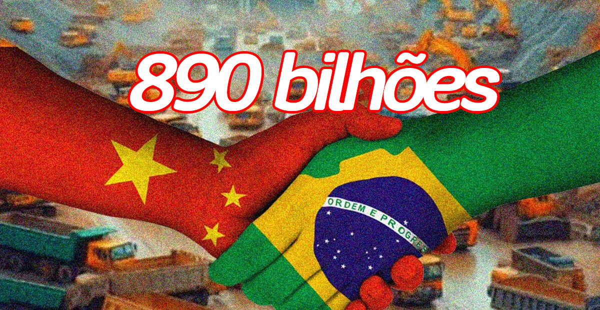 Parceria entre Brasil e China deve superar incrível marca de 890 BILHÕES de reais, afirma Geraldo Alckmin. (Foto: reprodução)