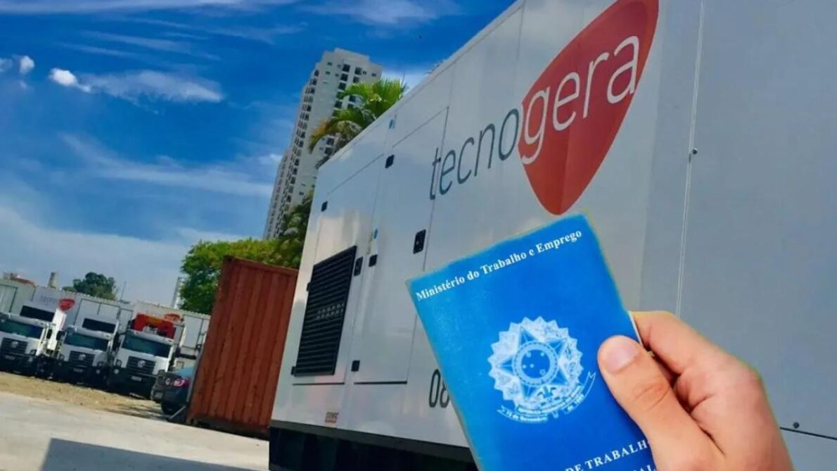 A Tecnogera Geradores anuncia novas vagas de emprego em diversas áreas: Oportunidades para mecânico diesel, auxiliar comercial, técnico em manutenção e mais