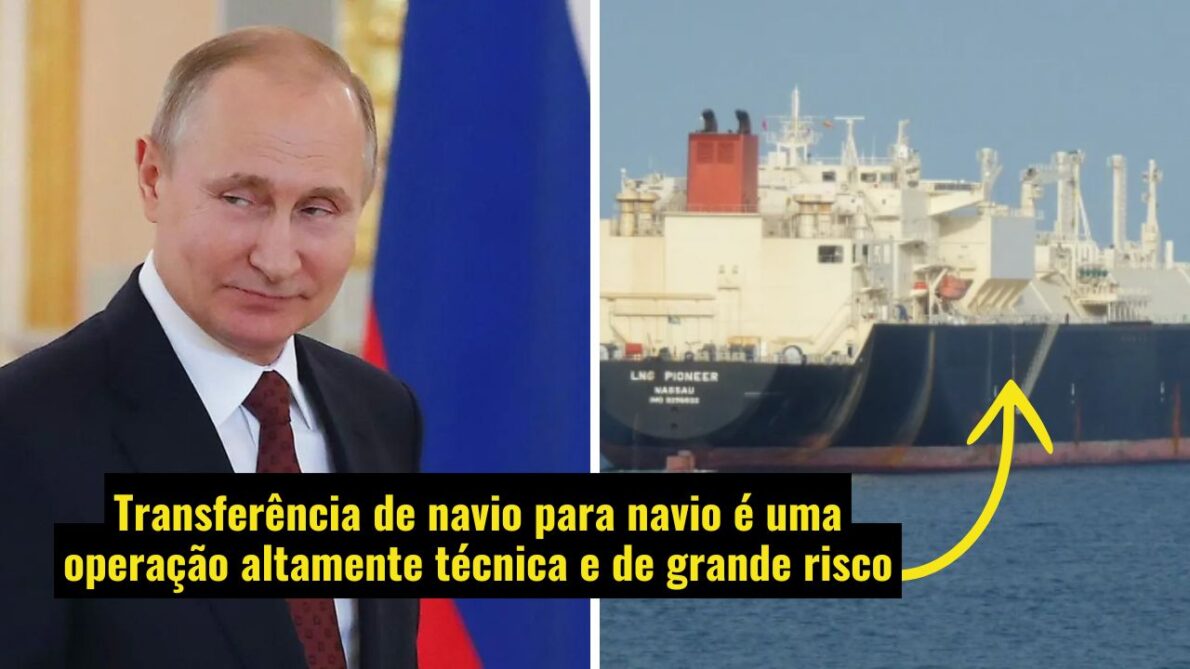 Dois navios que transportavam gás natural foram flagrados por um satélite europeu no Mediterrâneo. O motivo por trás disso?