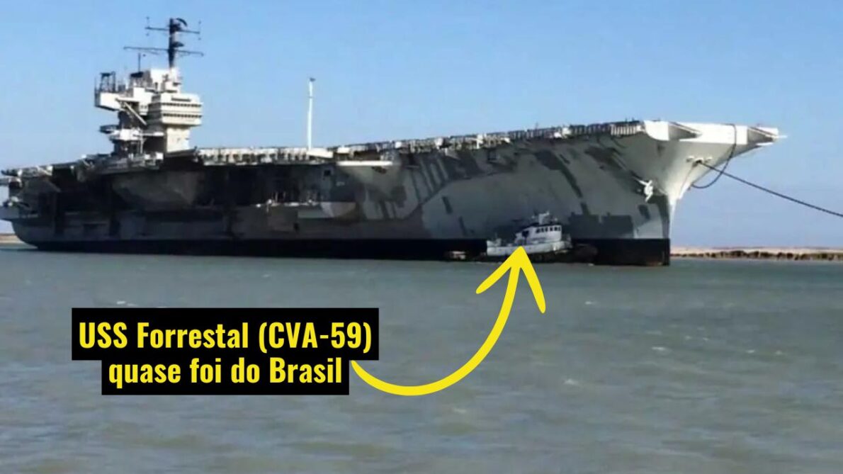 Episódio histórico em que os Estados Unidos ofereceram um super porta-aviões à Marinha do Brasil, uma jogada que poderia ter redefinido a potência naval brasileira