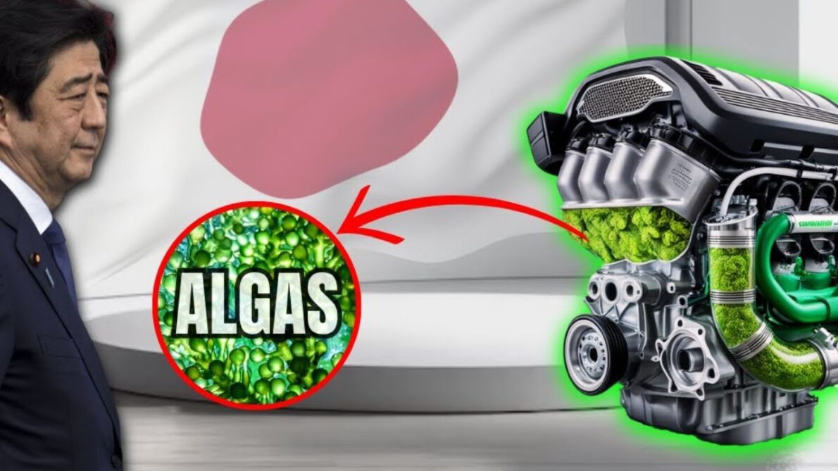 Japão está revolucionando a indústria automotiva com seu inovador novo motor de algas microbianas; 5 litros de biocombustível por 100 km