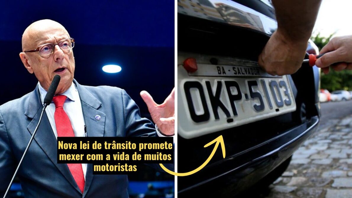 Nova lei de trânsito pode mudar radicalmente a identificação dos veículos, impactando proprietários de Fiat, Volkswagen, Renault e outros modelos