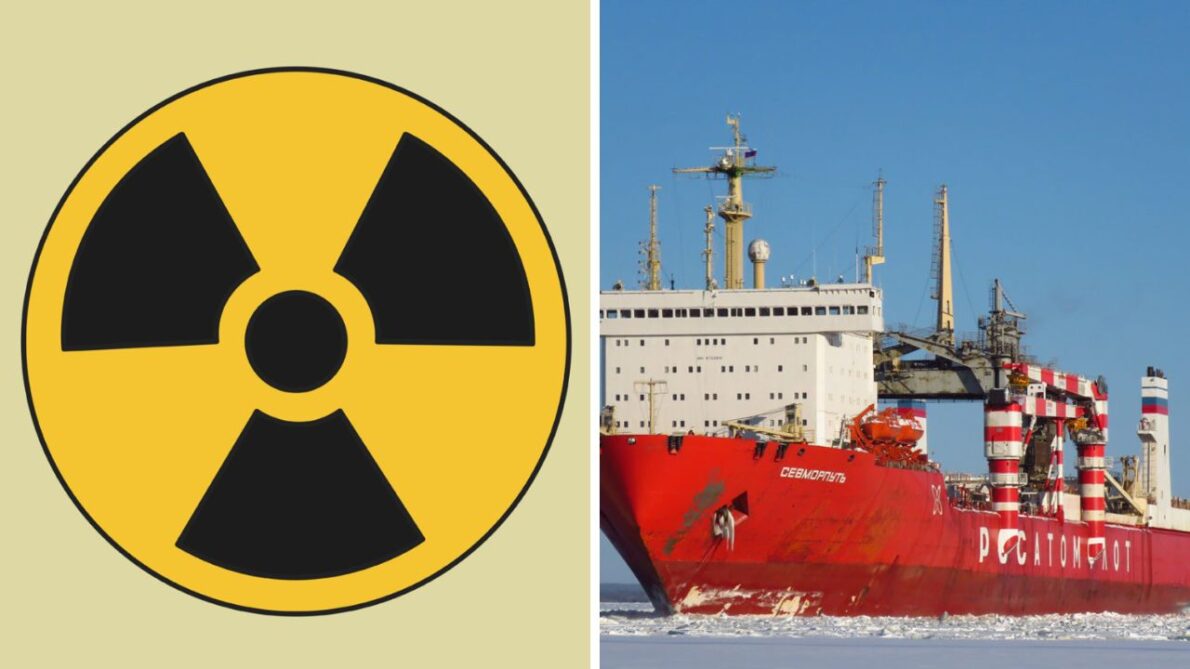 O único navio de carga nuclear do mundo ainda em operação é russo e construído na década de 1980