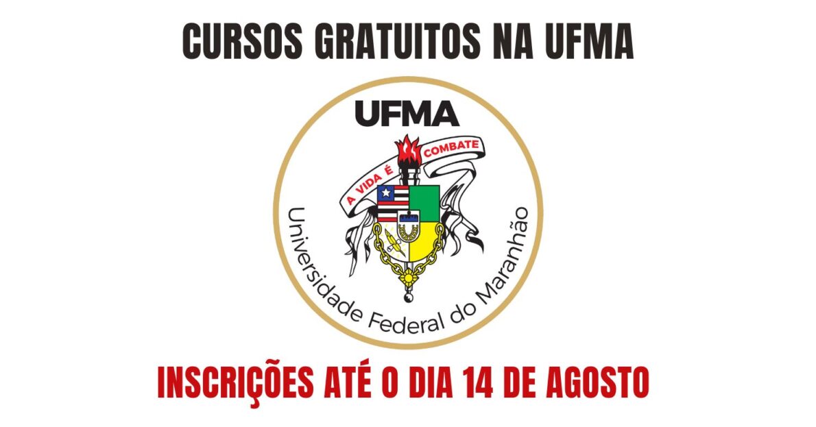 UFMA abre MUITAS vagas em cursos gratuitos de especialização em Libras, Literatura, Língua Portuguesa e outras