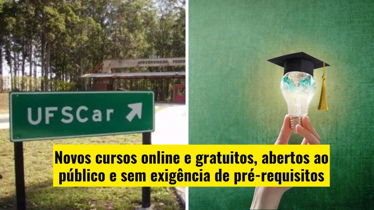 UFSCar oferece 114 cursos online e gratuitos em diversas áreas: confira a lista completa