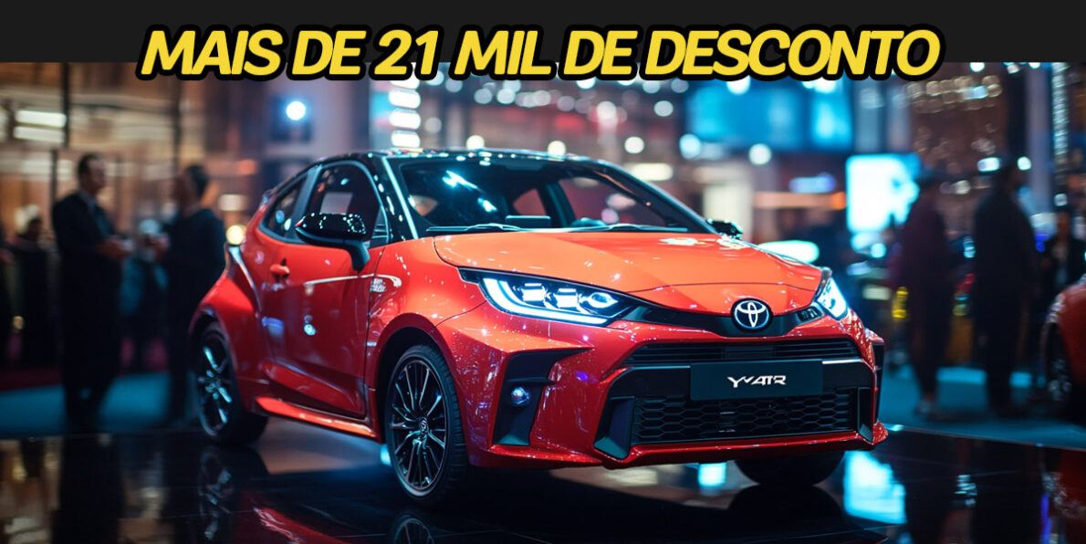 Descontos para o Toyota Yaris 2025 chegam a R$ 21.940. Atualizado em agosto de 2024 com novas condições e vantagens exclusivas. (Imagem: reprodução)