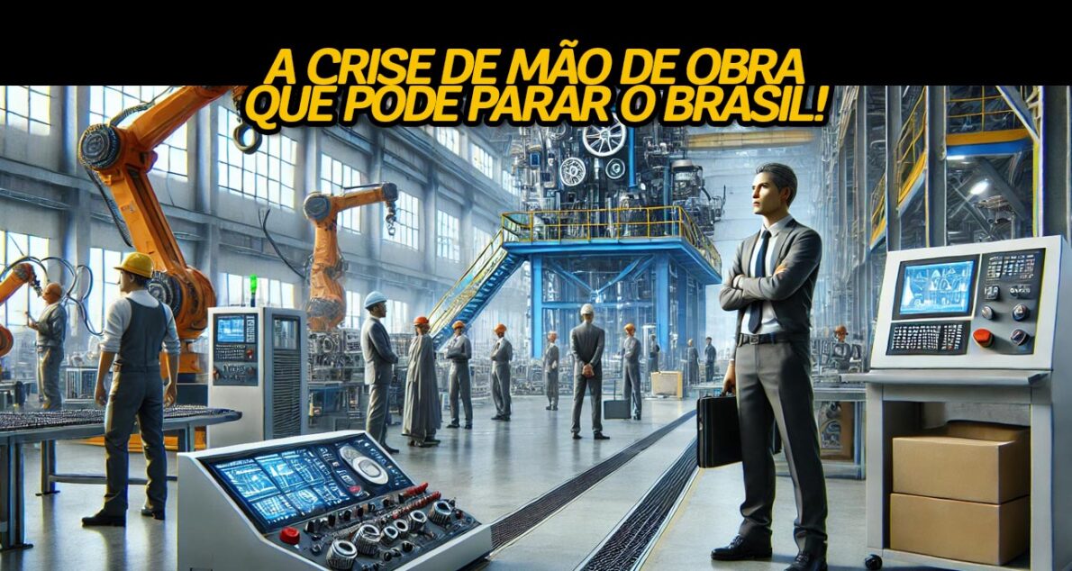 Indústria em alerta: a crise de mão de obra que pode parar o Brasil! Diretor do Senai aponta em que áreas a indústria mais está buscando trabalhadores