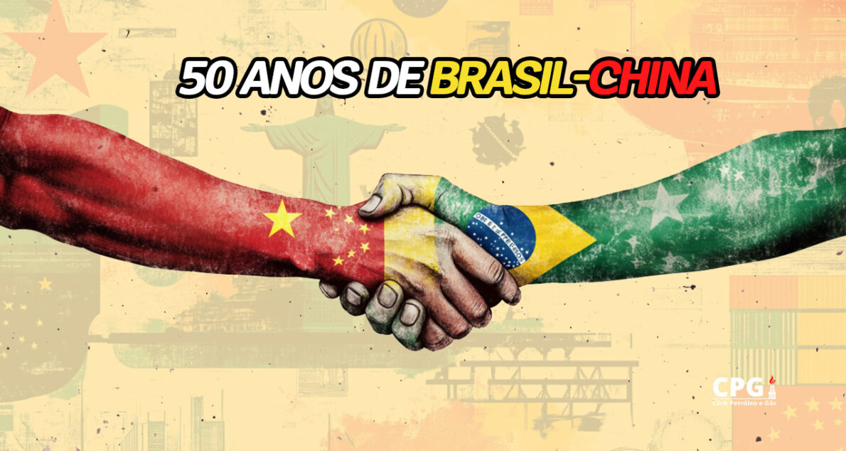 Relação Brasil-China chega a 50 anos, movendo bilhões em comércio, mas há riscos de dependência econômica. Qual será o futuro dessa aliança? (Imagem: reprodução)