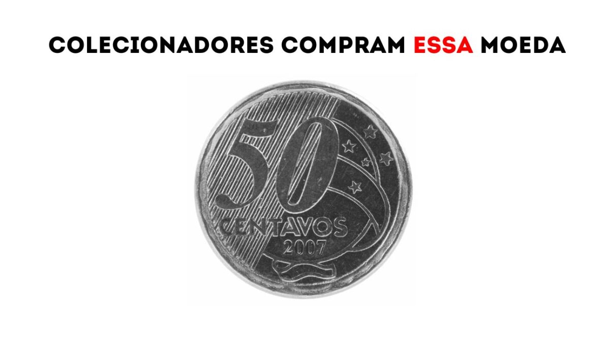 Descubra os erros em moedas raras de 50 Centavos que transformam o valor das peças e podem te dar até R$ 850,00 extra!