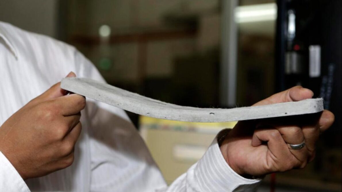 New flexible concrete, which bends and does not break, promises to ...