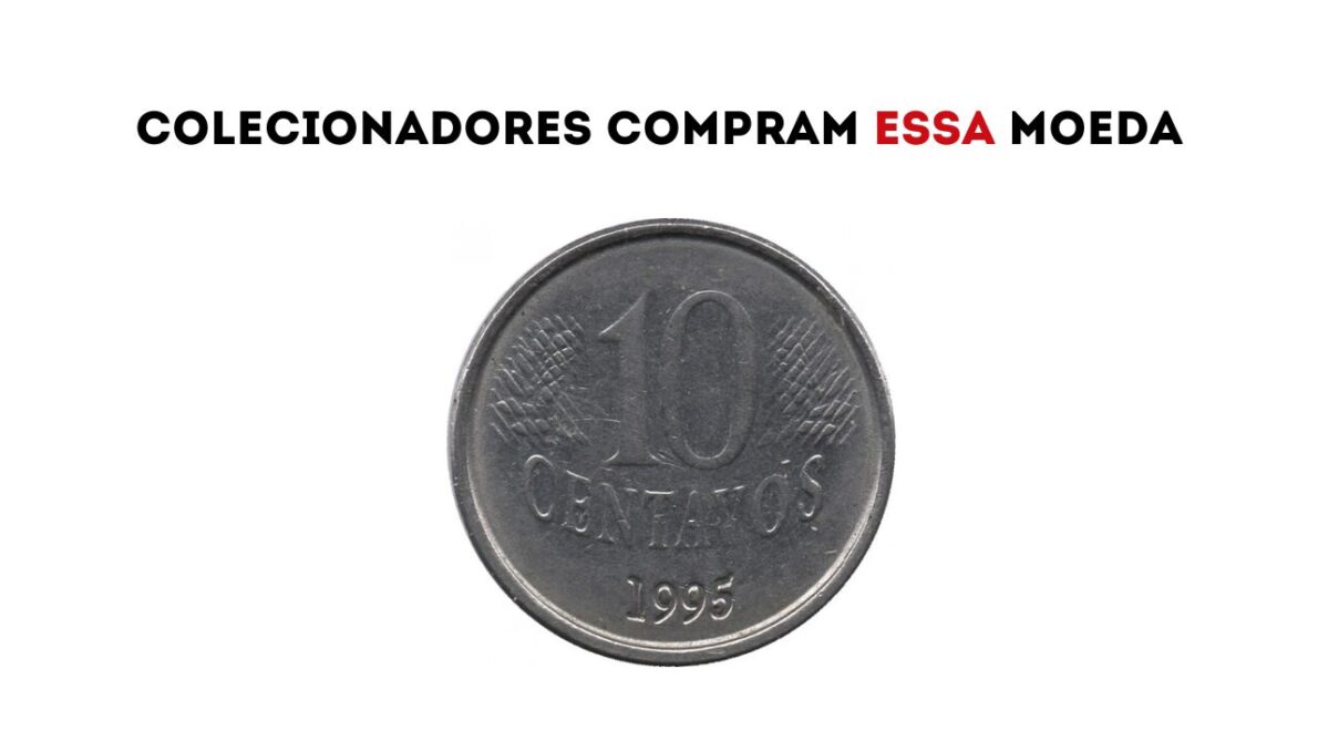 Saiba como uma moeda de 10 centavos de 1995, emitida em homenagem à FAO, pode valer até R$ 240 e como identificar suas características valiosas.
