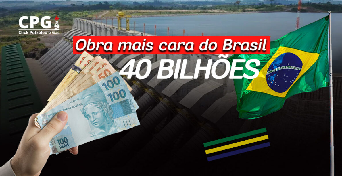 Obra de R$ 40 bilhões no Brasil é a 3ª maior do mundo, gera polêmicas ambientais e sociais. (Imagem: reprodução)