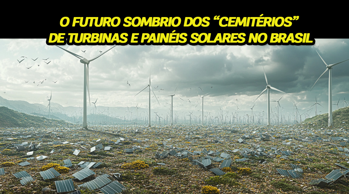 O Brasil corre o risco de se tornar um "cemitério tecnológico" de painéis solares e turbinas eólicas. A falta de legislação é alarmante.