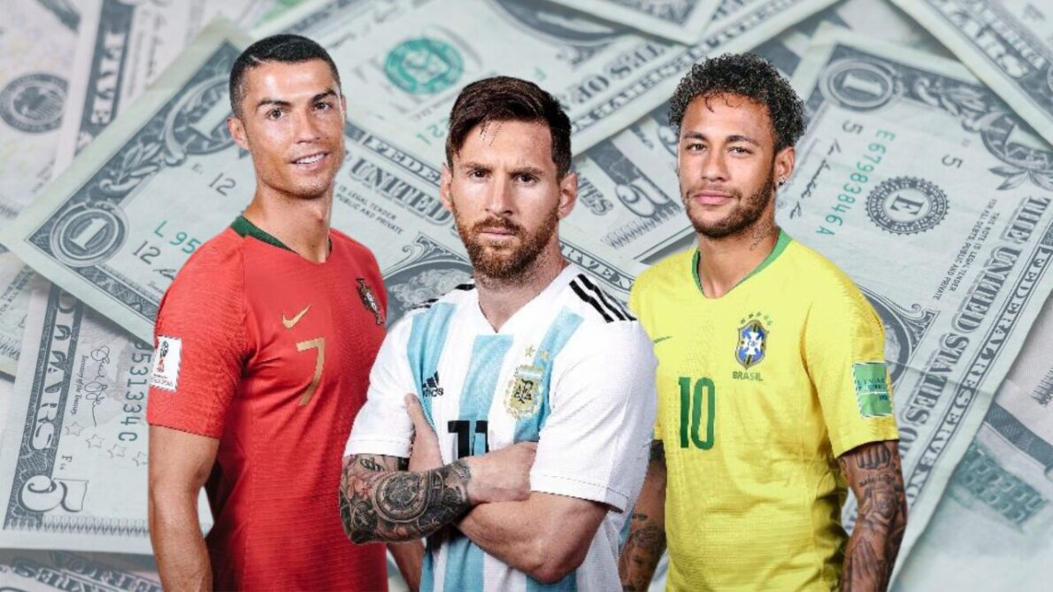 Comparando as fortunas de Cristiano Ronaldo, Lionel Messi e Neymar! Saiba quem é o número 1 na lista dos jogadores mais ricos do futebol