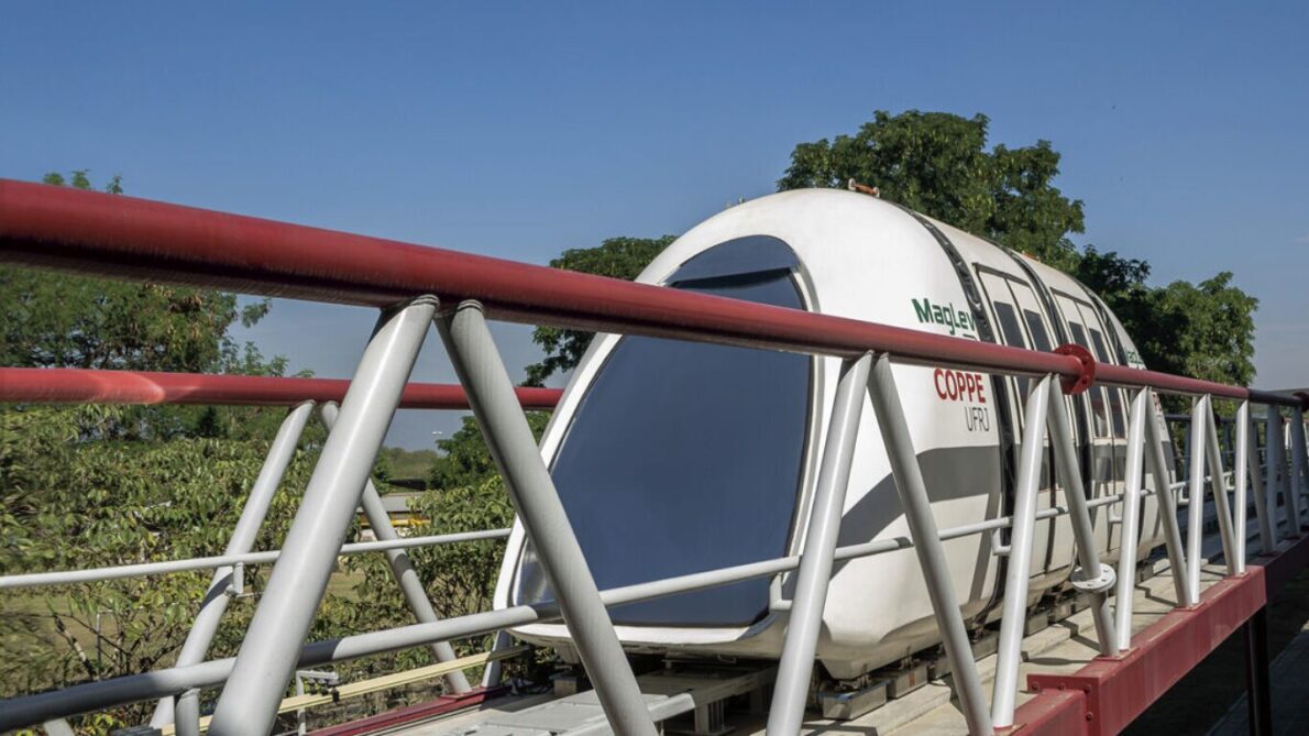 trem - ferrovia - levitação magnética - brasil - tecnologia