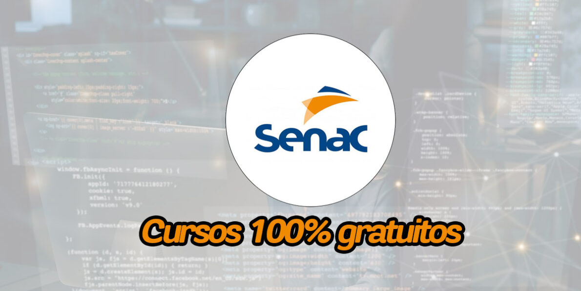 Senac cursos gratuitos. (Imagem/ reprodução)