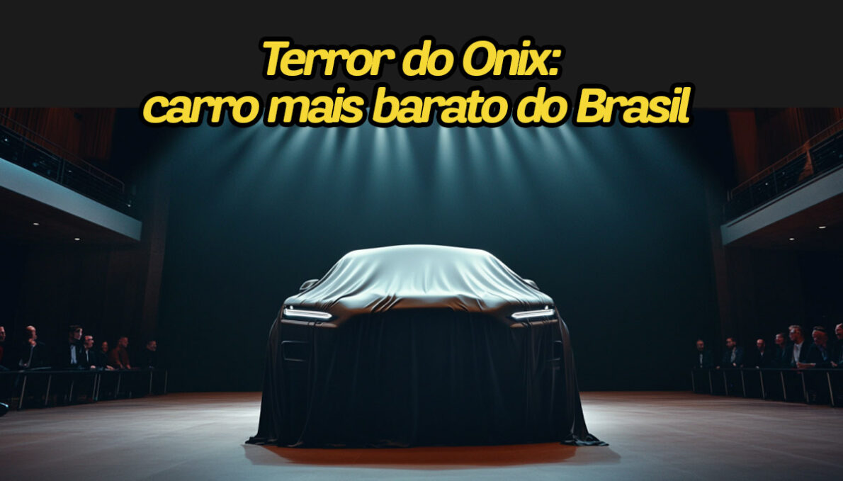 Novo carro popular de R$ 60 MIL faz sucesso, passa ONIX e se torna o 0 km mais barato do Brasil. (Imagem: reprodução)