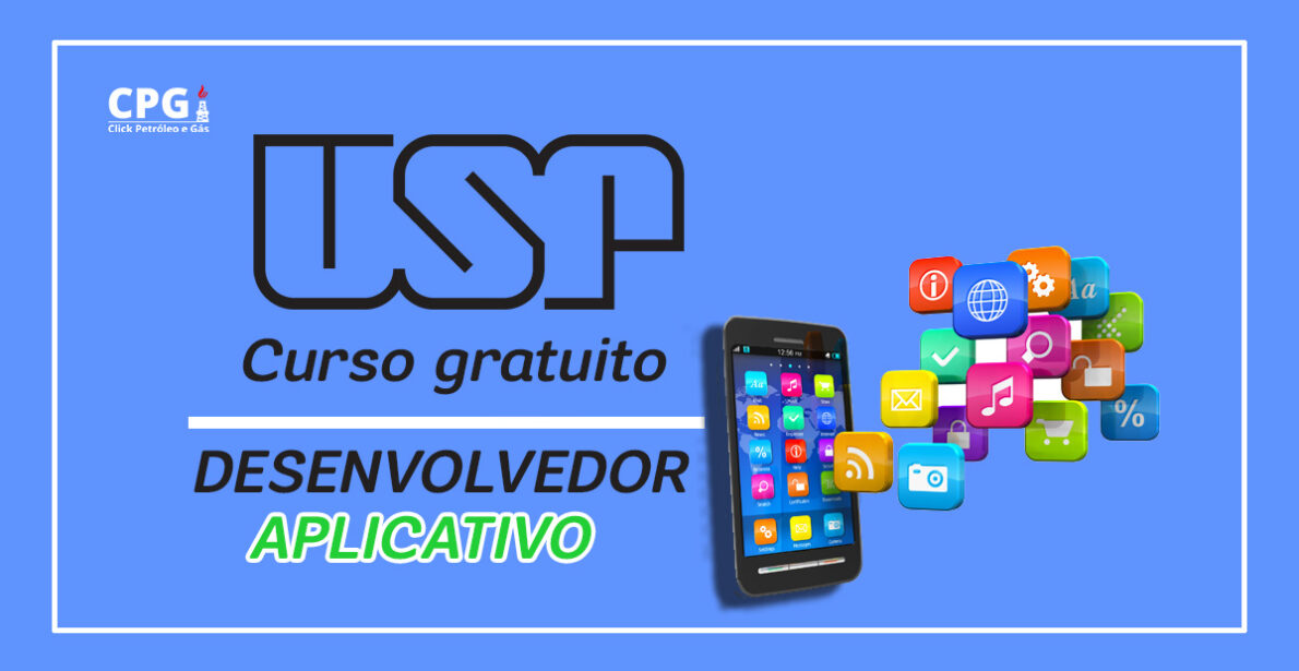 Curso gratuito da USP ensina a desenvolver aplicativos para iOS e Android. Inscreva-se agora e aprenda com especialistas. Vagas limitadas! (Imagem: reprodução)