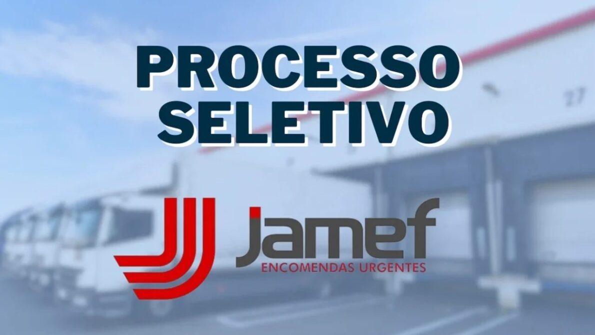 A Jamef Transportes abre vagas de emprego para diversos cargos, de vários níveis de escolaridade.