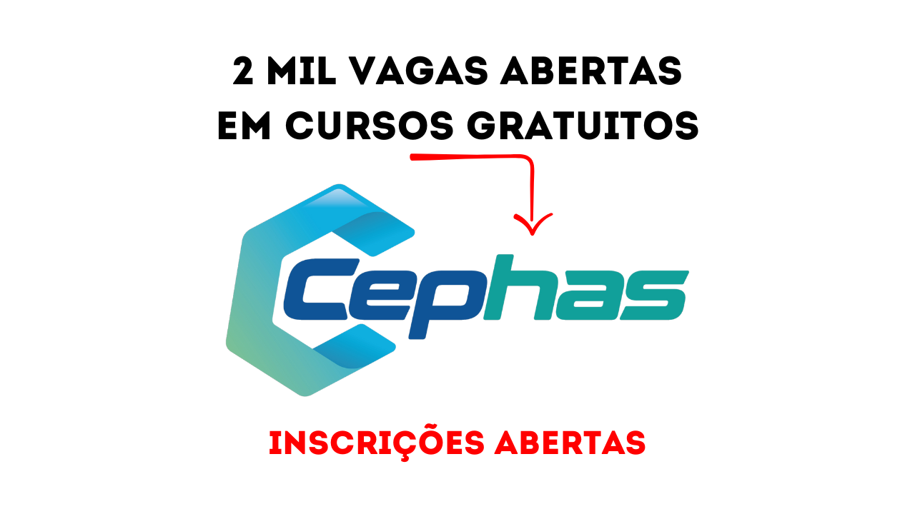 Inscrições abertas para cursos gratuitos em São José dos Campos: Cephas oferece 2,2 mil vagas em diversas áreas com prazo até 27/08.