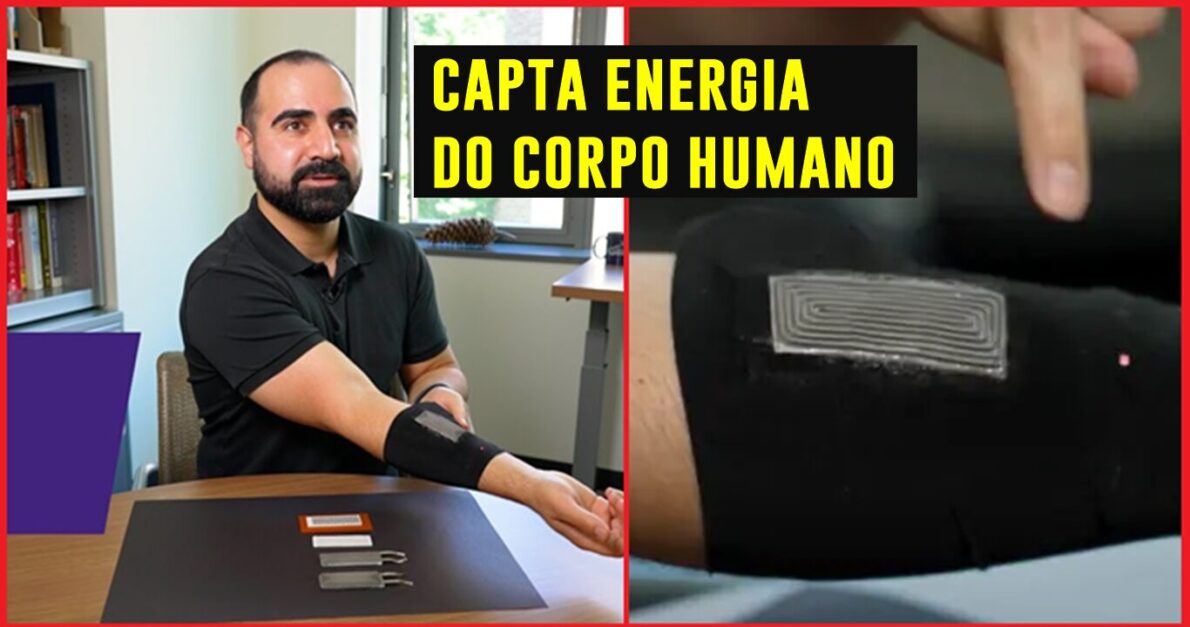 Pesquisadores criam dispositivo simples e barato que gera sua própria energia usando o calor do corpo