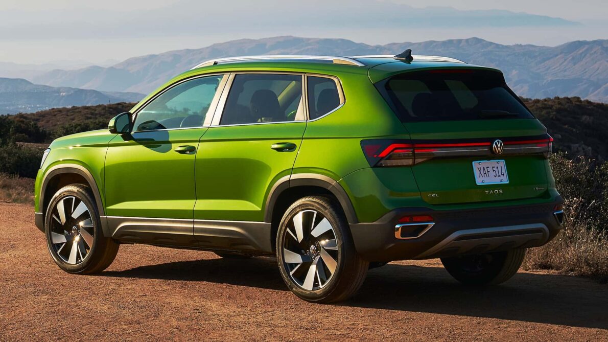 Novo VW Taos 2025 impressiona com design exclusivo, potência renovada. (Imagem/ divulgação)