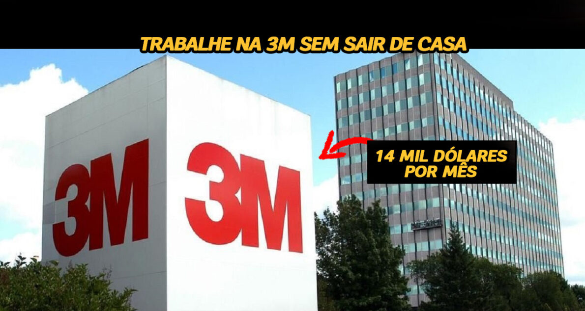 Trabalhe na 3M sem sair de casa e ganhe U$ 14 mil dólares! Multinacional recruta para trabalho home office em diversos países; há também vagas presenciais