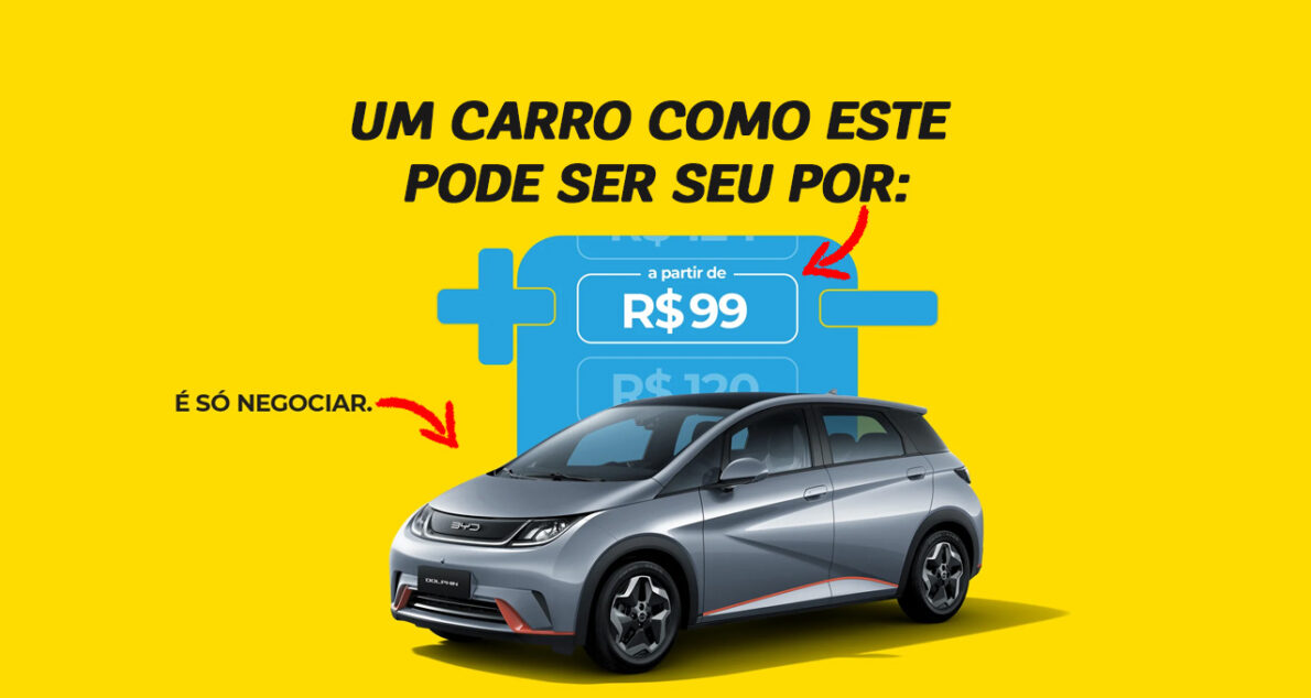 A 99 promete vender um carro elétrico com lance inicial de R$ 99. Saiba como participar dessa ação inédita e o que esperar do leilão.