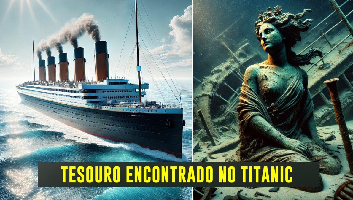 Mergulhadores Titanic, Tesouro Titanic, Estátua perdida Titanic, Destroços Titanic, Descoberta no Titanic