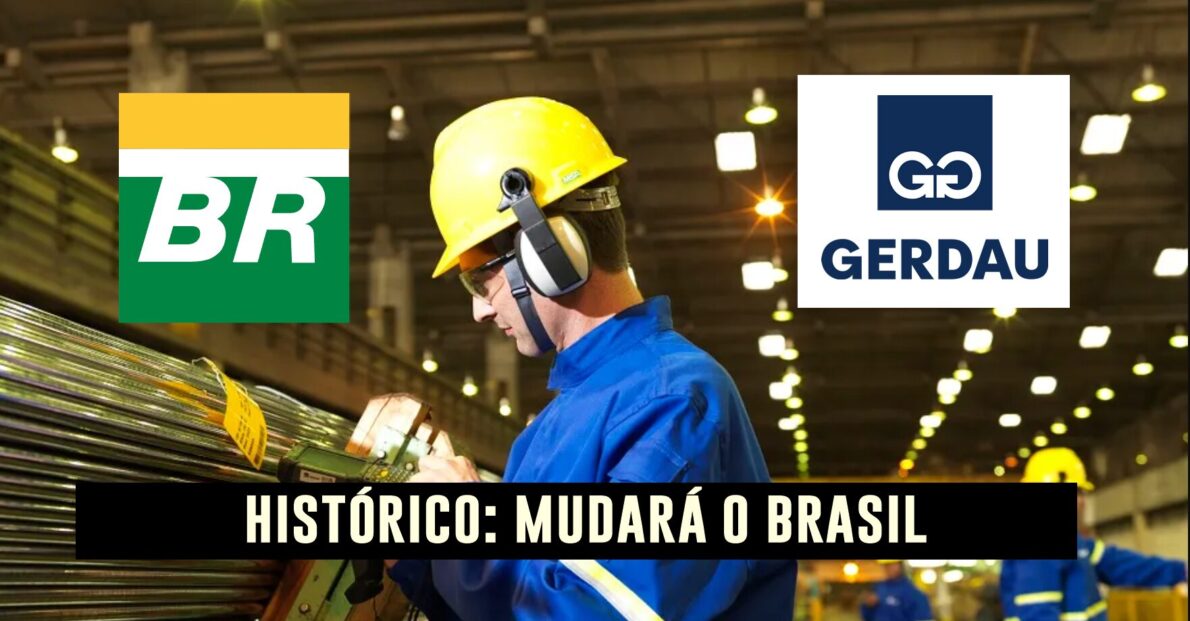 Gerdau, a maior empresa brasileira produtora de aço, e Petrobras firmam parceria que pode transformar o Brasil: produção de aço e novos negócios de combustível de baixo carbono e hidrogênio.