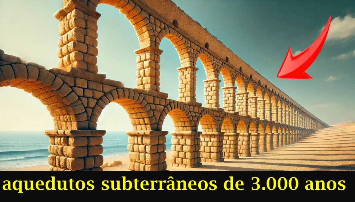 satélites, aquedutos subterrâneos