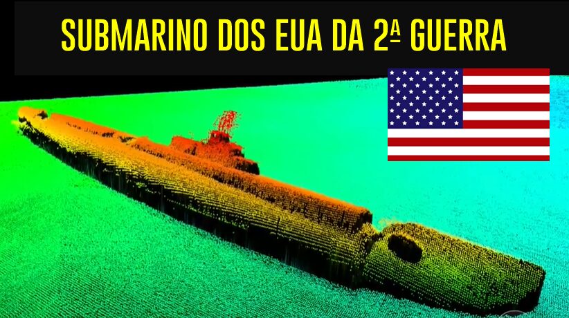 Submarino dos Estados Unidos afundado na Segunda Guerra Mundial é encontrado a 3.000 pés de profundidade 