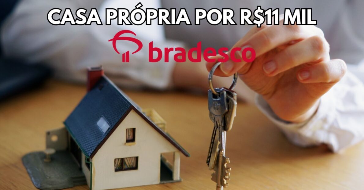 Casa própria por R$11 mil Leilão do Bradesco oferece imóveis a preço de smartphone