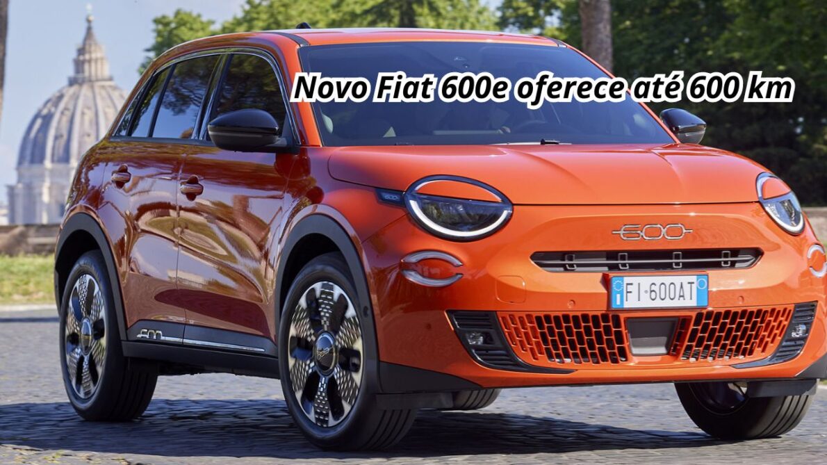 Com visual retrô, novo Fiat 600e chega ao mercado brasileiro em 2025