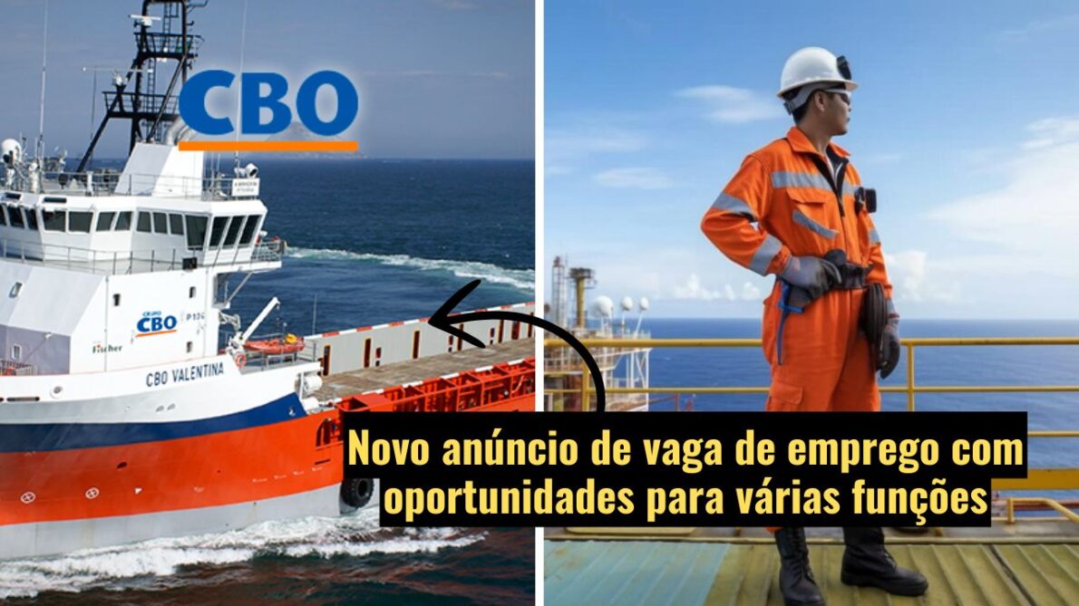 Companhia Brasileira de Offshore abre vagas de emprego em algumas áreas; Oportunidades para assistente de TI, coordenadores e mais