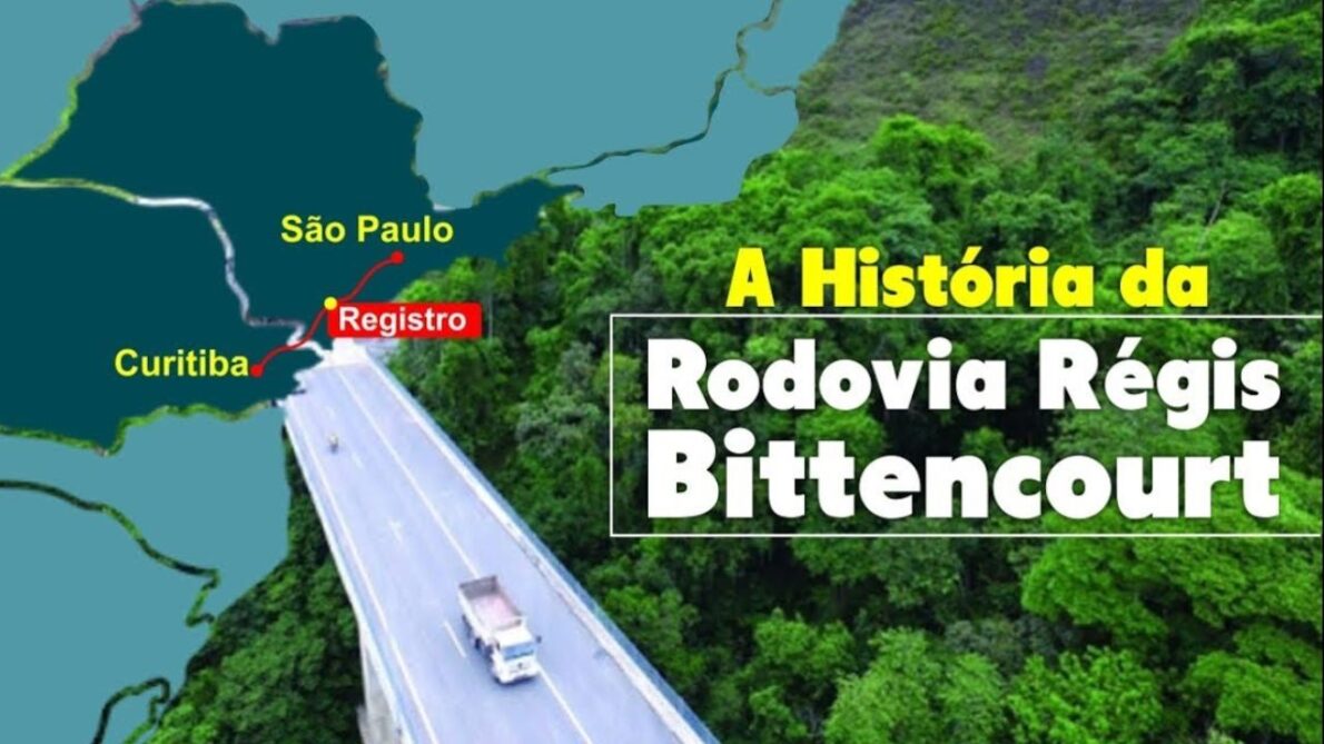 Construção da Rodovia Régis Bittencourt: trecho da BR-116, que é uma das mais importantes rodovias do país