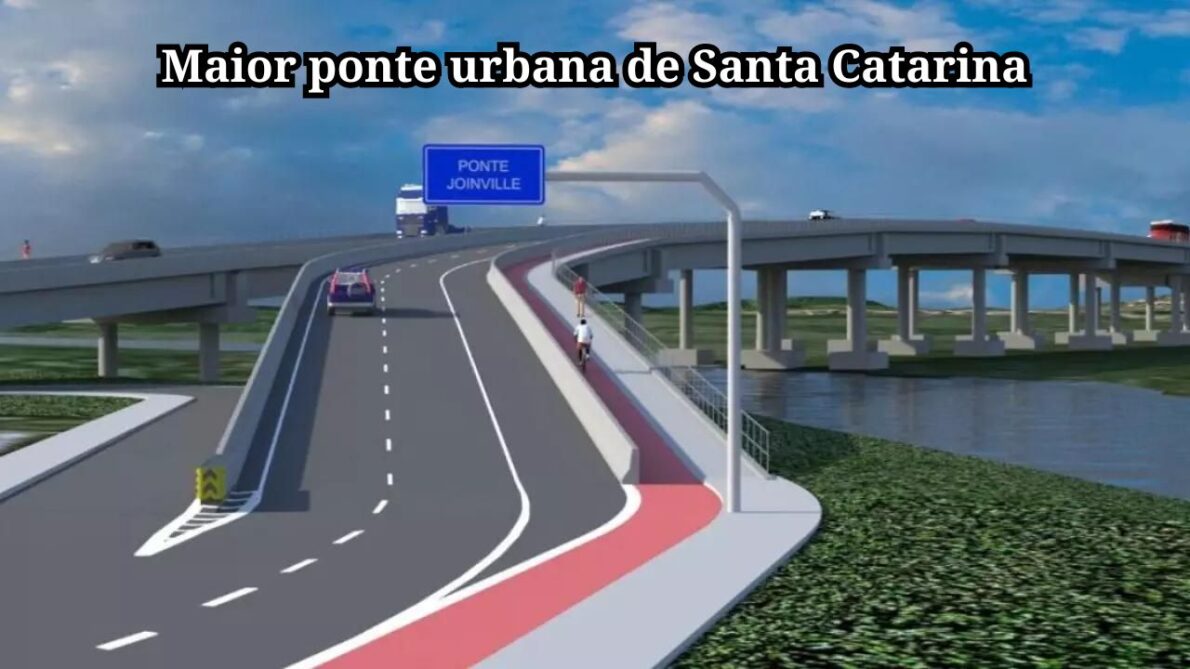 Construção de nova mega ponte: os detalhes da obra da maior ponte urbana de Santa Catarina