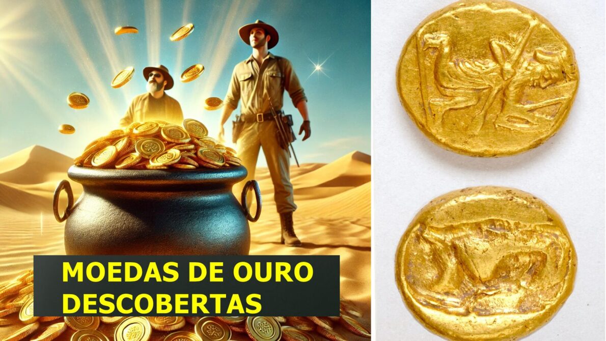 Tesouro milenar, Moedas antigas, Segredos políticos, Descoberta arqueológica, Pote de ouro