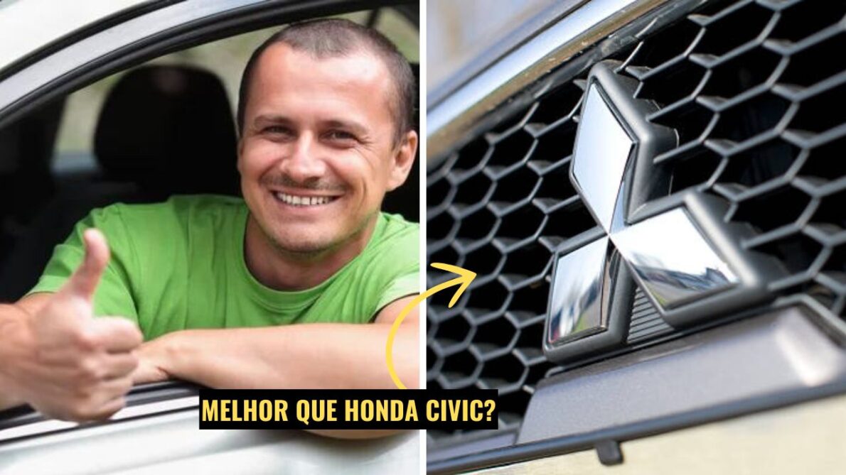 Dúvida entre o Honda Civic e o Toyota Corolla? Essa máquina da Mitsubishi pode ser a escolha ideal, com motor potente e bom consumo