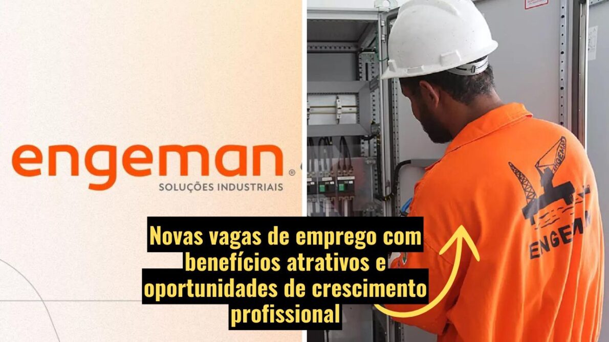 ENGEMAN está com mais de 150 vagas de emprego em aberto: Oportunidades para guindasteiro, pintor offshore, marinheiro, mestre de cabotagem e mais