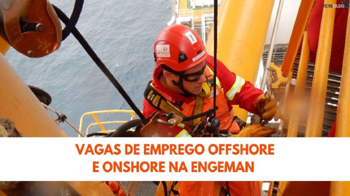 Empresa referência em serviços de manutenção onshore e offshore, Engeman anuncia mais de 170 vagas de emprego no Brasil; Oportunidade para soldador, eletricista e mais