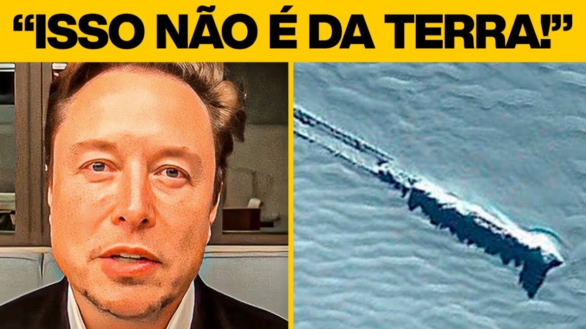 Enorme OBJETO com 1 KM de COMPRIMENTO está se MOVENDO pelo GELO, afirma Elon MUSK