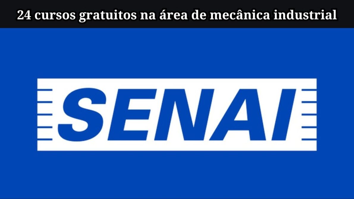 Faça cursos gratuitos! O Senai está com inscrições abertas para cursos na área de mecânica industrial, saiba mais!