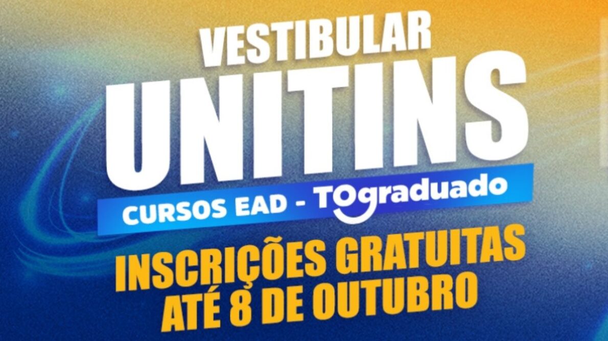 Graduação EAD 100% gratuita em universidade pública sem ENEM: Inscreva-se nos cursos de tecnologia em análise e desenvolvimento de sistemas, gestão do agronegócio e gestão pública na UNITINS