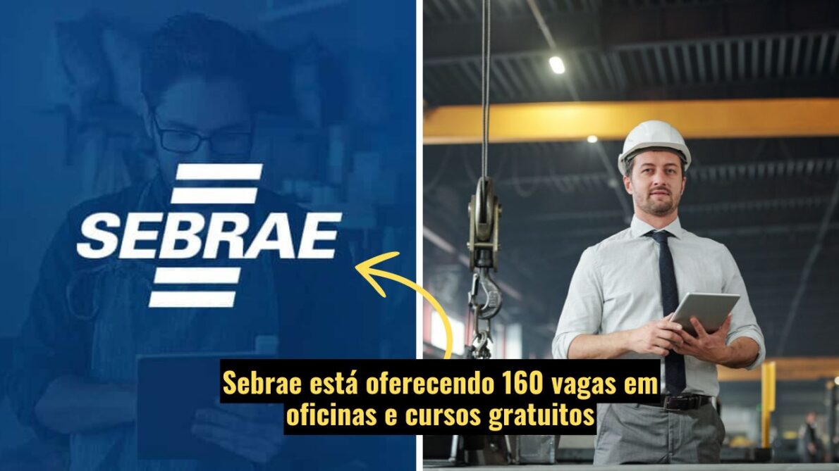 Grande oportunidade de cursos gratuitos no Sebrae! São 160 vagas para quem deseja aprender mais sobre gestão, vendas e organização de negócios