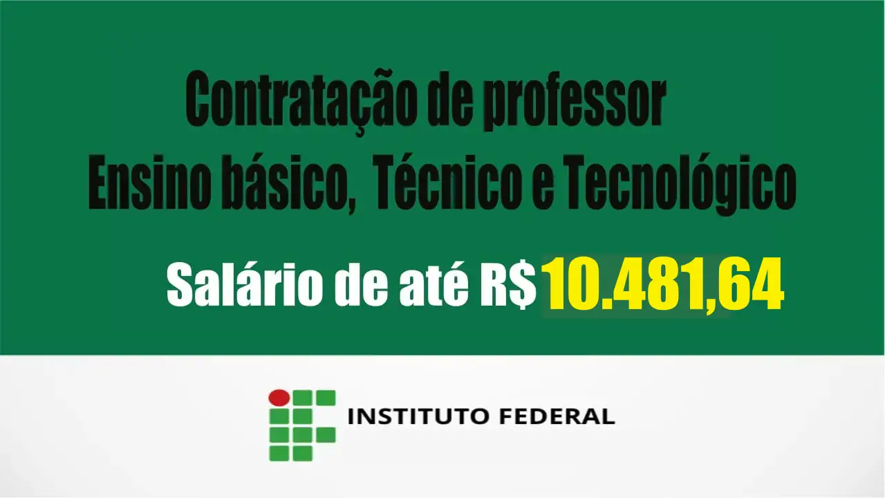 concurso - edital - professor - contratação - vagas