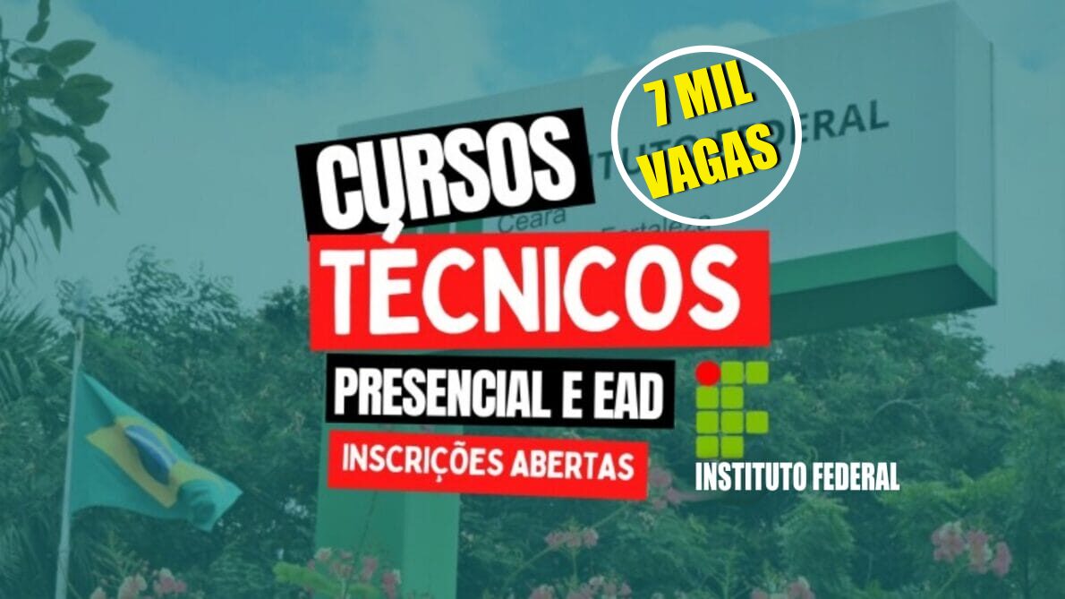 técnicos - vagas - cursos técnicos - cursos online - cursos gratuitos - edital - instituto federal