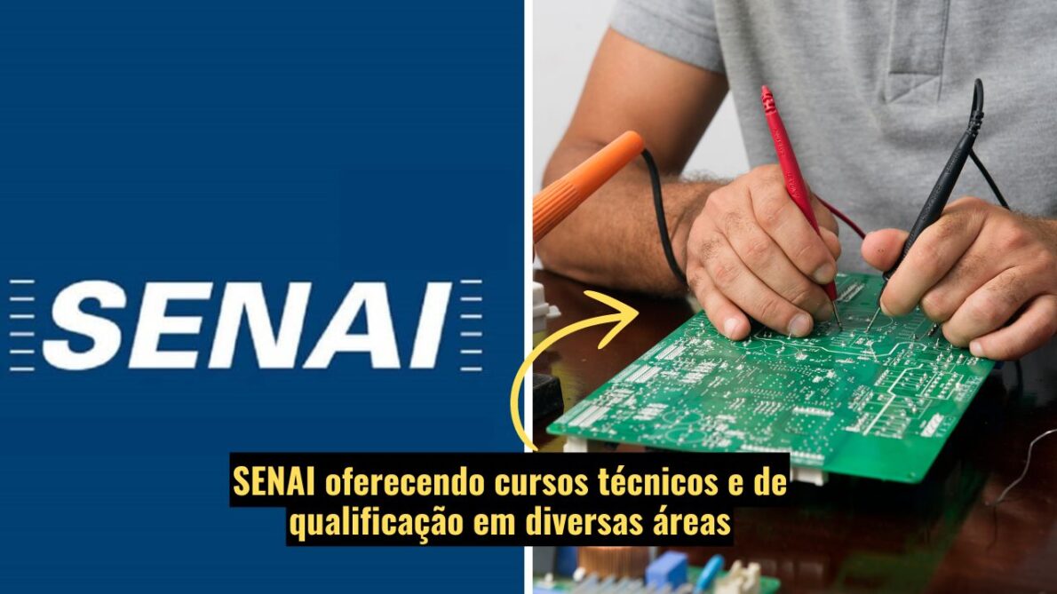 Mais de 6.500 vagas para cursos gratuitos no Senai em diversos estados, modalidades presencial e à distância (EaD)